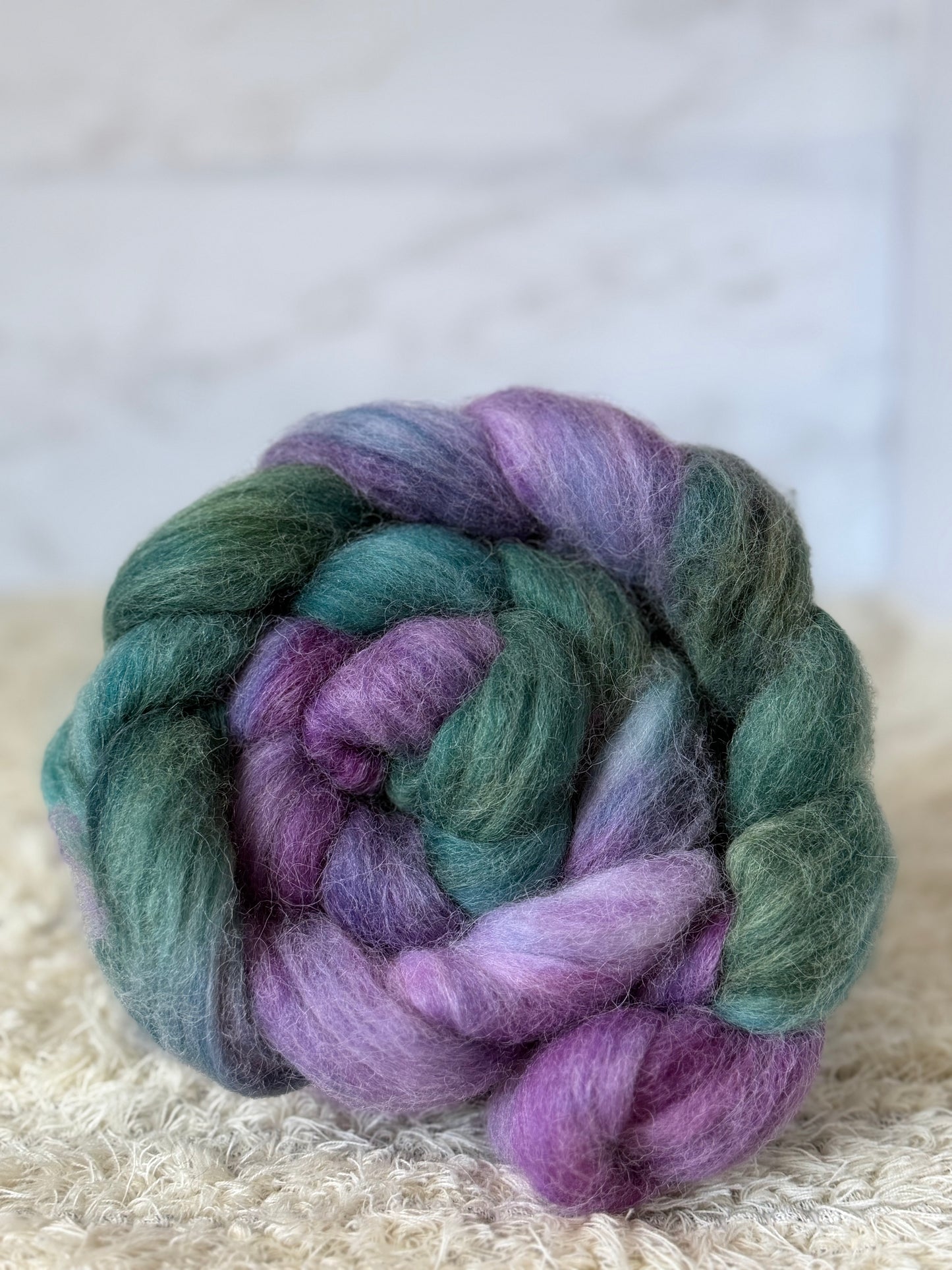 Huckleberry-Merino/Alpaca Combed Top Braid