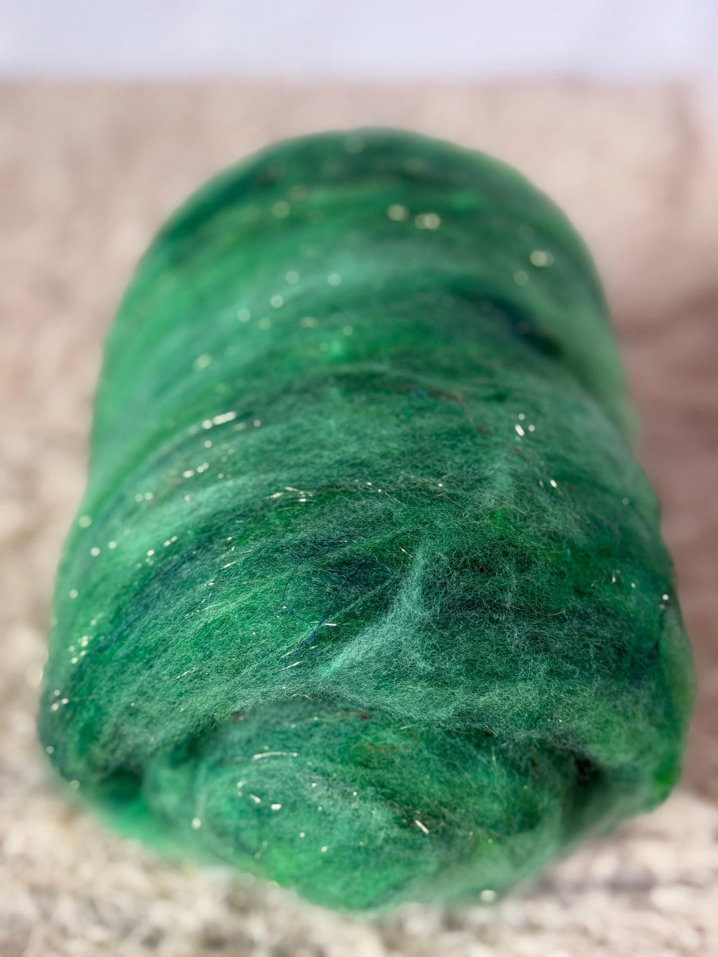 Emerald City-2 oz. Hand Blended Spinning Batt