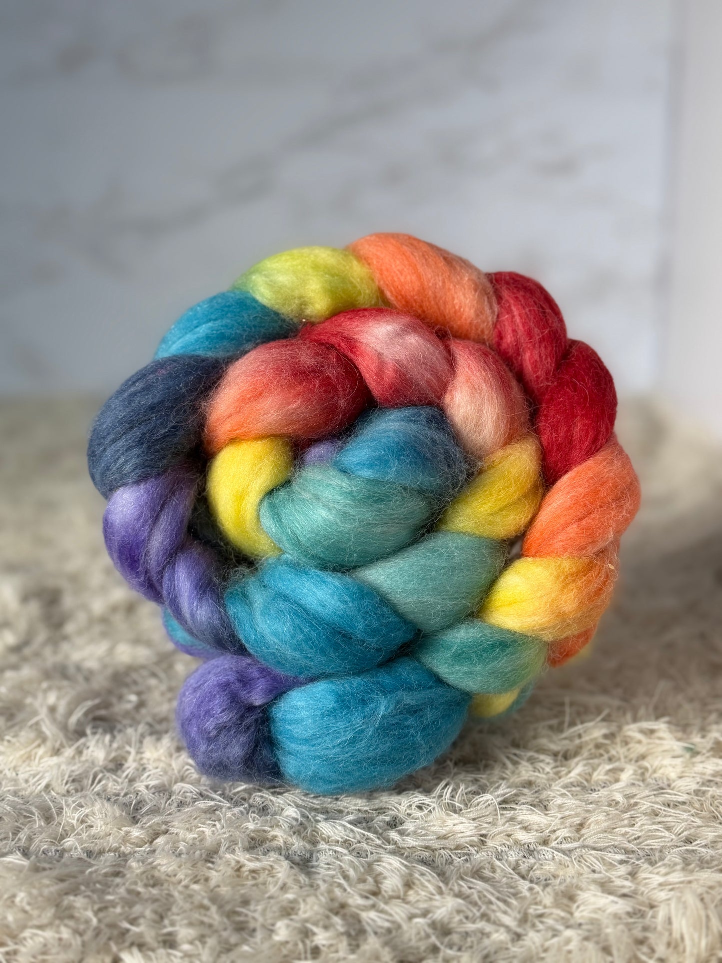 Unicorn Tails-Merino/Alpaca Combed Top