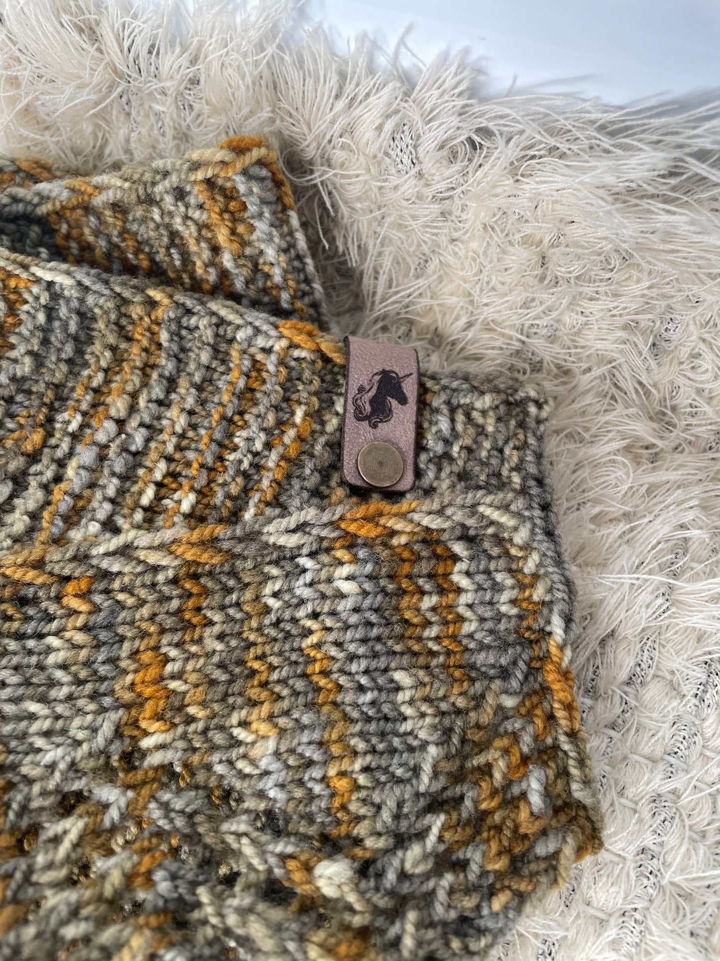 Copper K Shawlette
