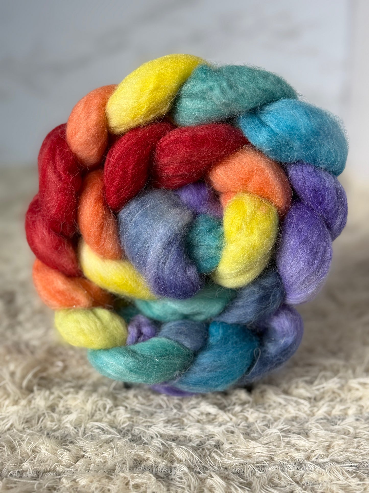 Unicorn Tails-Merino/Alpaca Combed Top