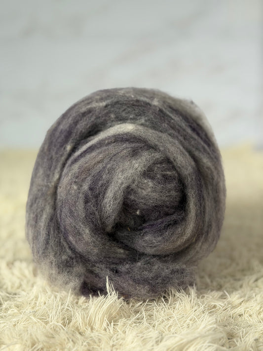 Blackberries for Moxie-  Mini Spinning Batt