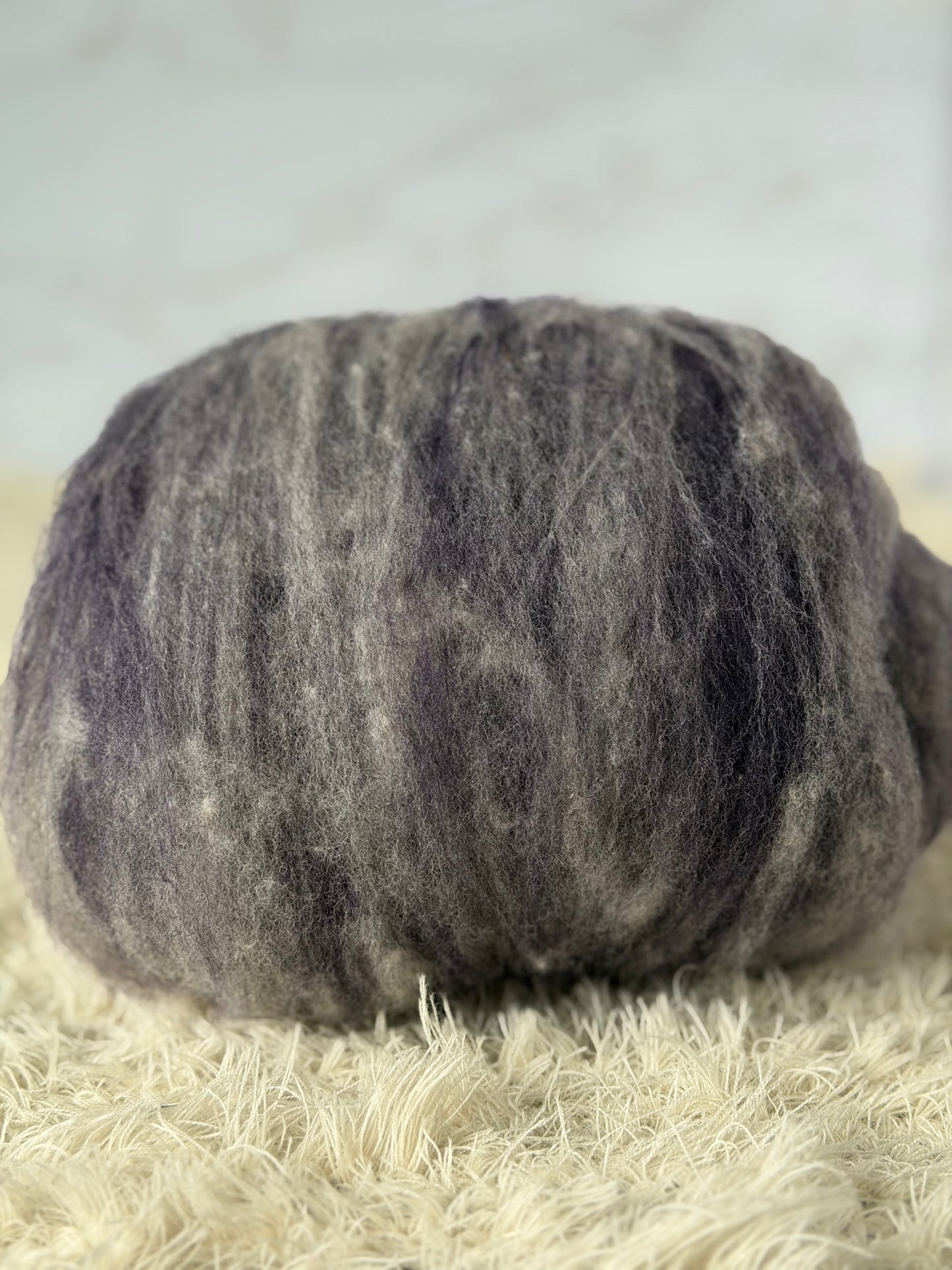 Blackberries for Moxie-  Mini Spinning Batt