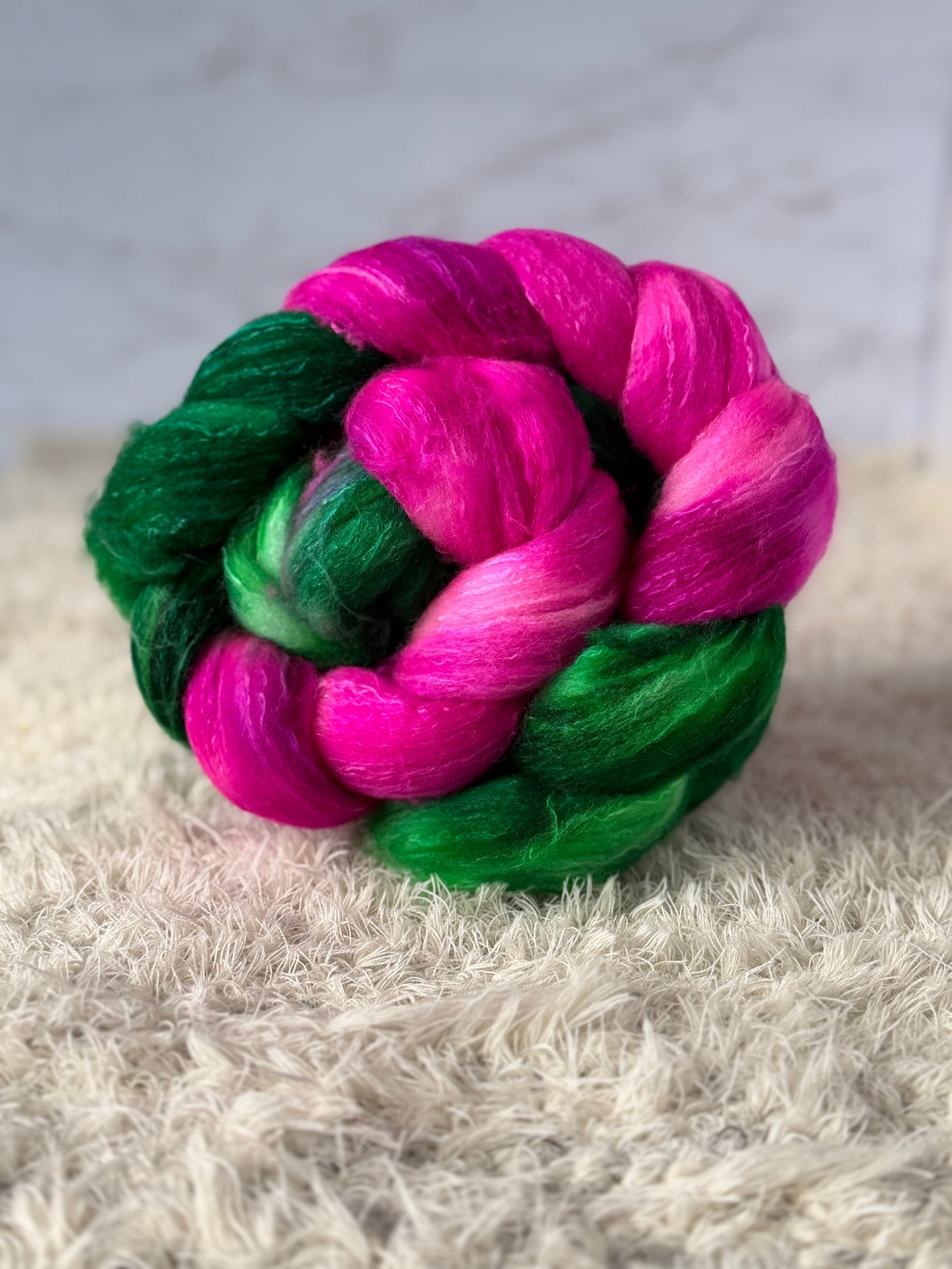 Forest Fairy Fizz-Merino/Silk Combed Top Braid