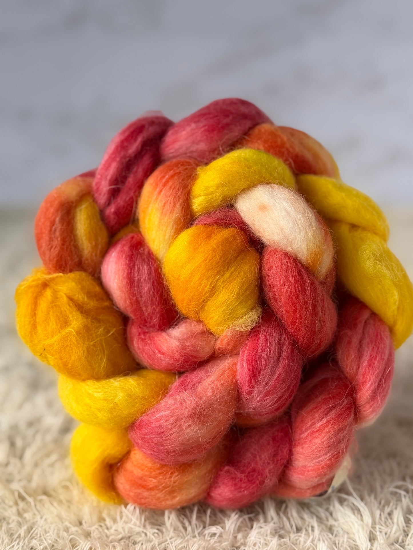 Phoenix-Merino/Alpaca Blend Combed Top Braid