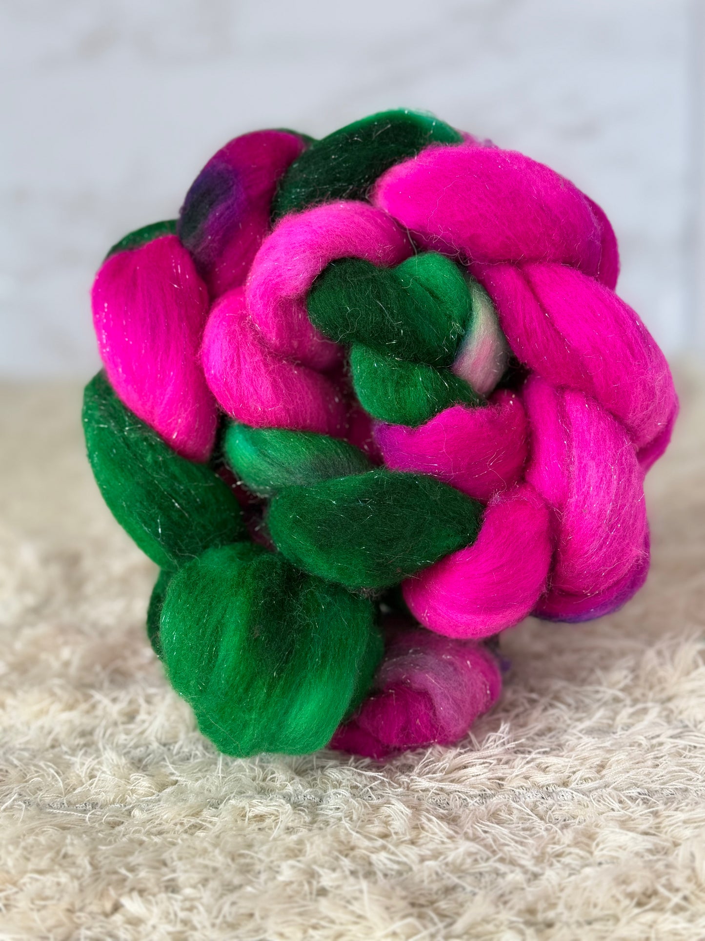 Forest Fairy Fizz-Merino/Stellina Combed Top Braid
