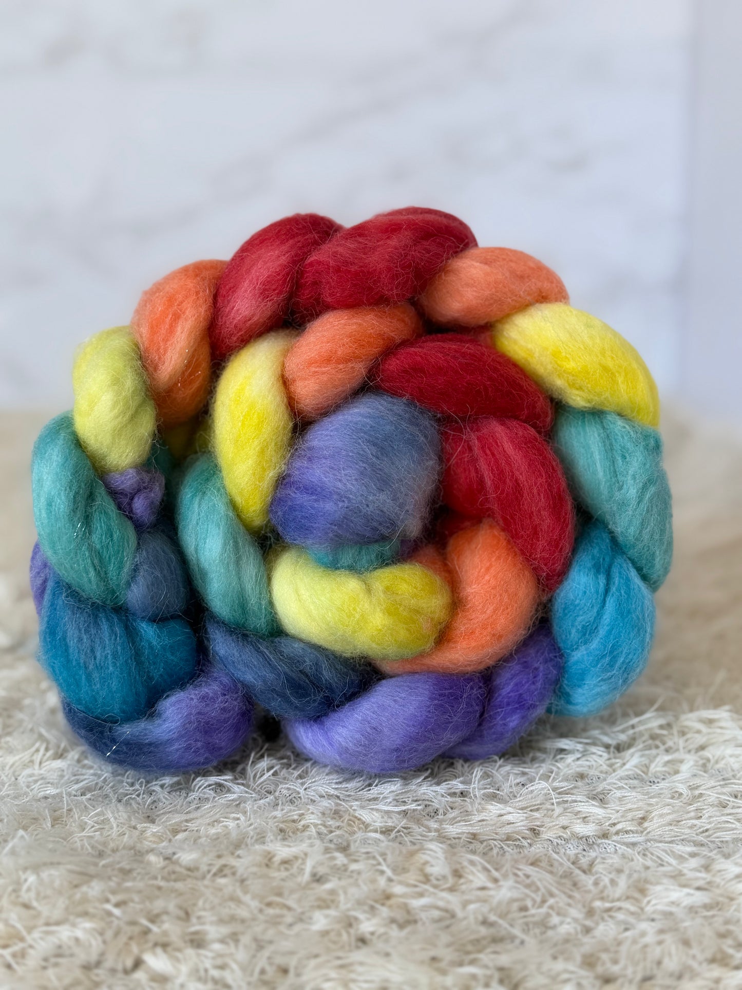 Unicorn Tails-Merino/Stellina Combed Top