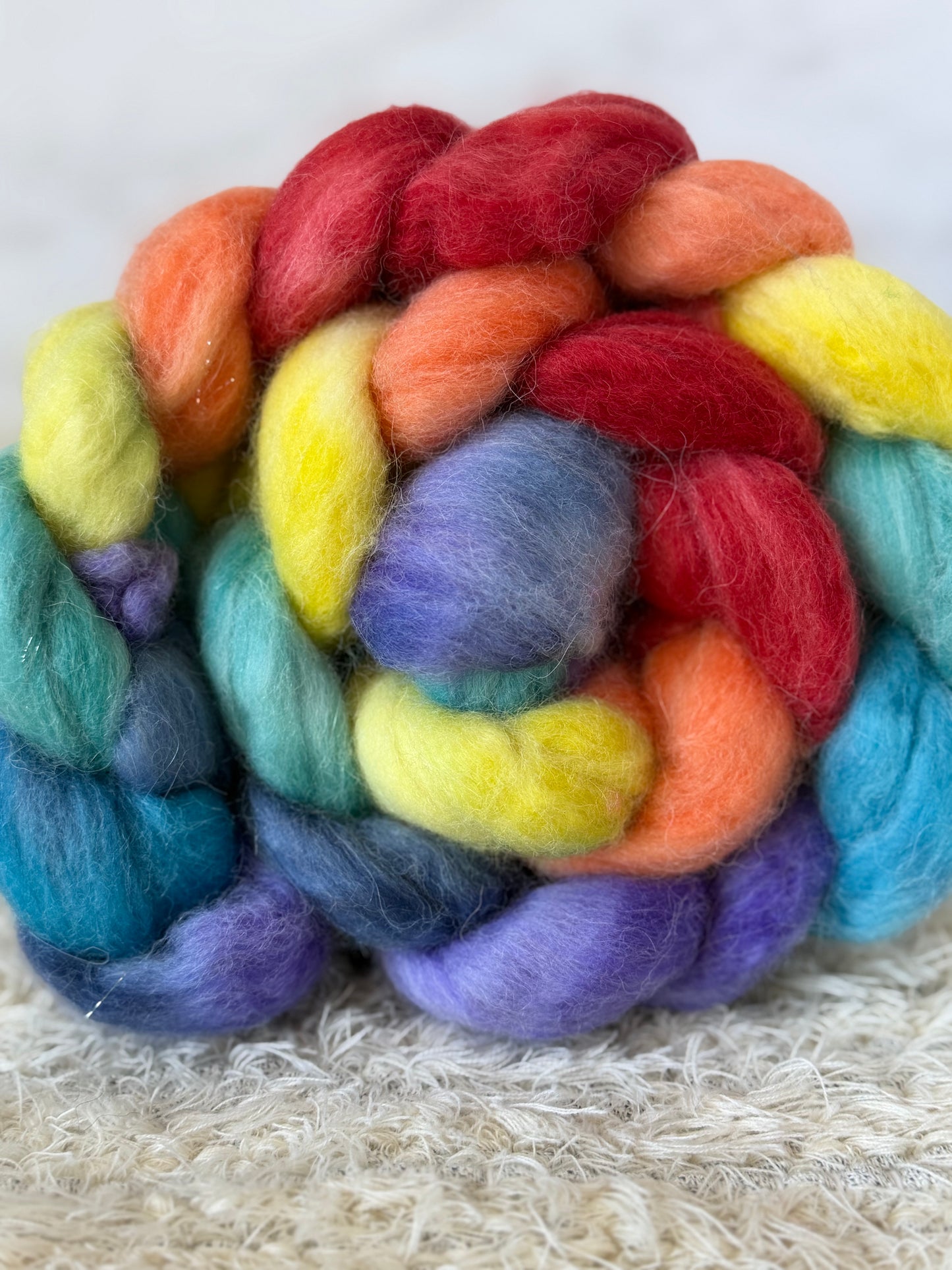Unicorn Tails-Merino/Stellina Combed Top