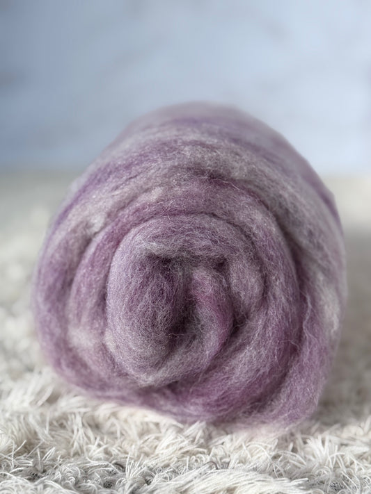 Treleven's Lavender Mist- 2oz Luxury Spinning Batt
