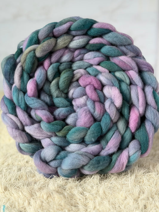 Huckleberry-Hand dyed Targhee Top