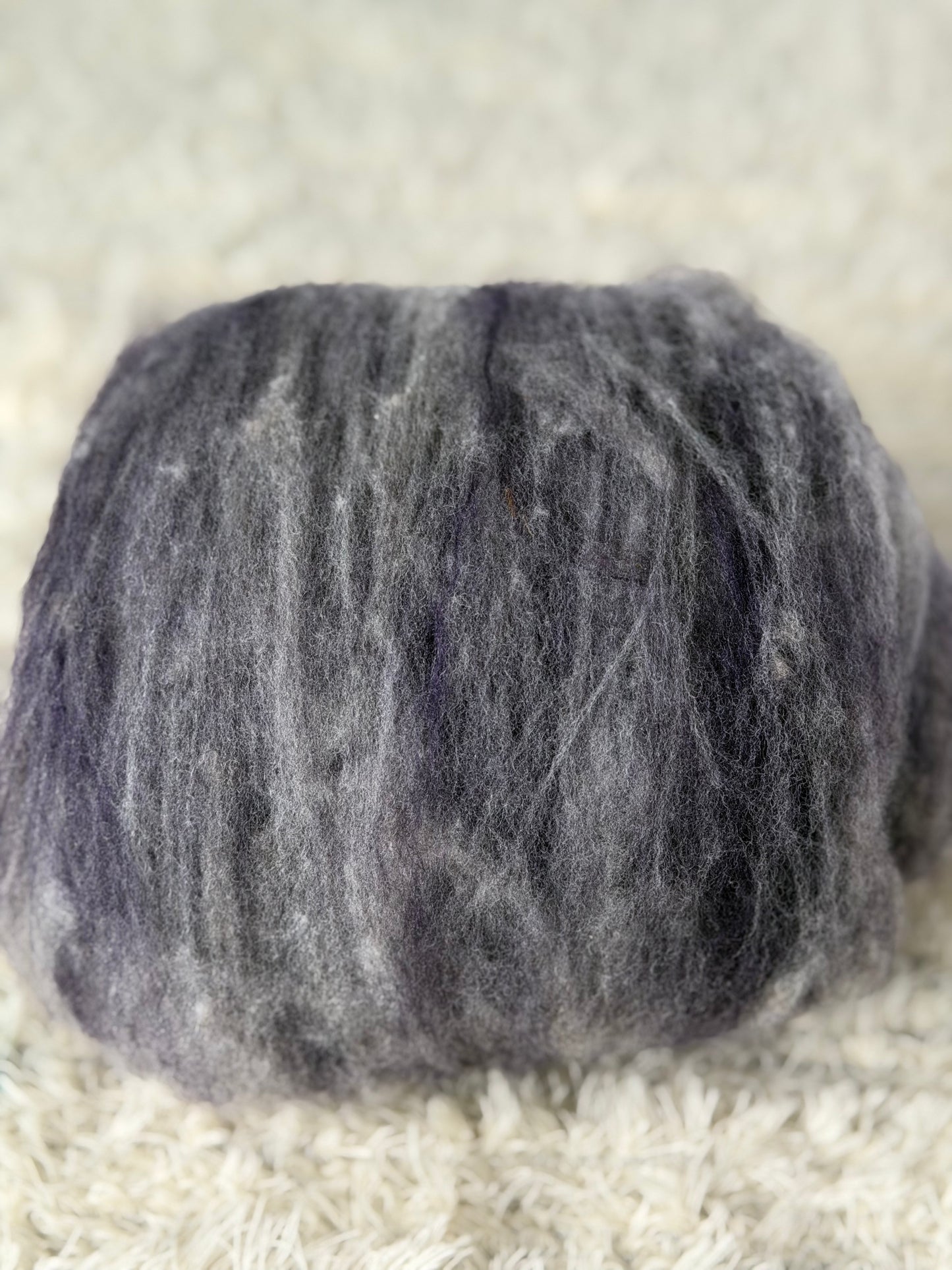 Blackberries for Moxie-  Mini Spinning Batt