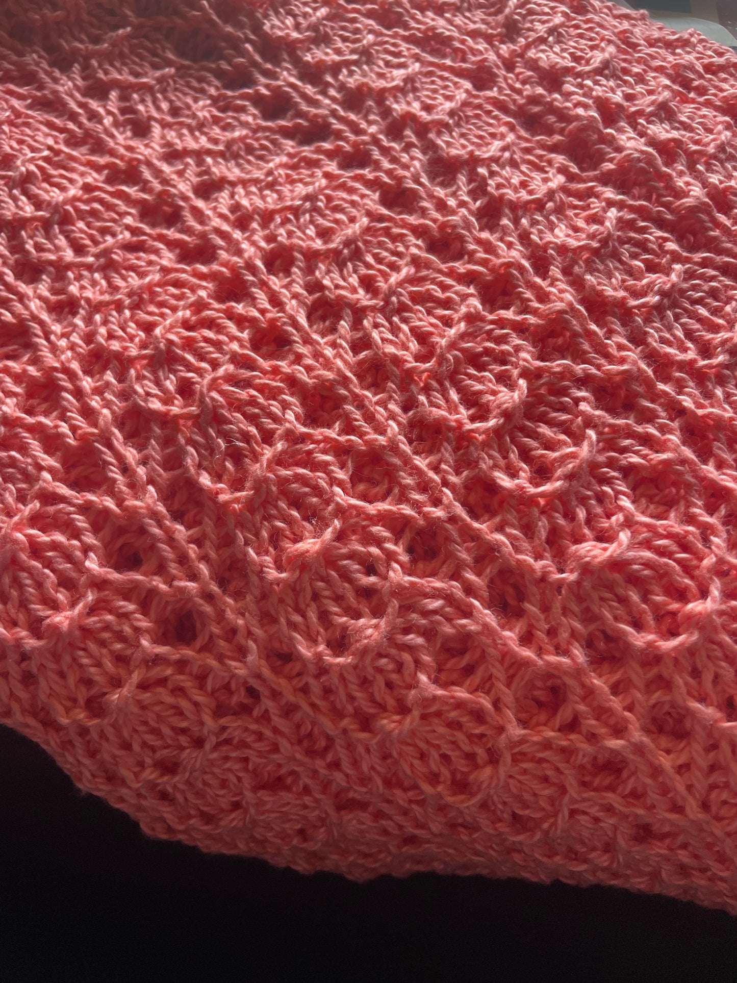 Coral Baby Blanket