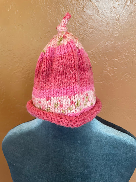 Pink child’s hat