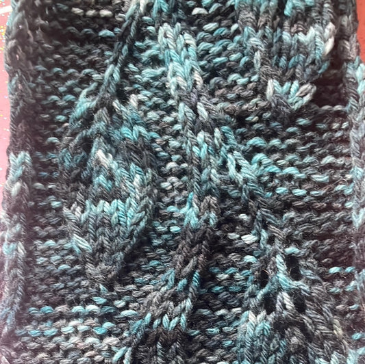 Green hand dyed Scarf